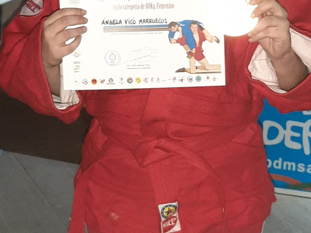 ANGELA VICO CAMPEONA DE ESPAÑA DE SAMBO